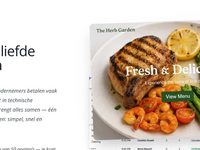 Nomly platform voor restaurants in ontwikkeling – Platform